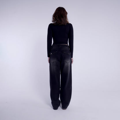 Black Denim Unisex Jeans